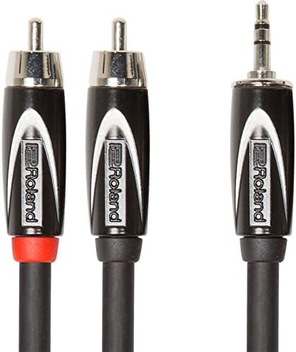 Roland Interconnect Cable 3.5mm TRS to Dual RCA - 3m - 10 Foot (RCC-10-352RV2) Roland