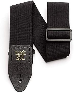 Ernie Ball Stretch Comfort Guitar Strap, Black (P04143) Ernie Ball