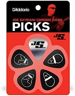 D'Addario Accessories Planet Waves Joe Satriani Chrome Dome Guitar Pick Planet Waves