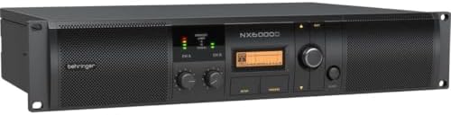 Мощный усилитель Behringer NX6000D с DSP, 2 x 3000 Вт на 4 Ом, 2 x 1600 Вт на 8 Ом Behringer