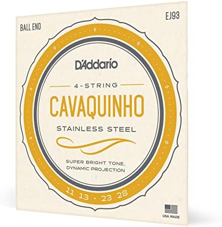 D'Addario EJ93 Stainless Steel Cavaquinho String Set - Ball End D'Addario