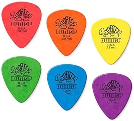 Dunlop Tortex Standard Picks Sample Variety Mix Pack (2 of each gauge) 12/Player's Pack JIM DUNLOP