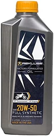 Rekluse Factory Formulated Oil - 20w50 for 2T Trans and 4T Engine - RMS-1099002 Rekluse