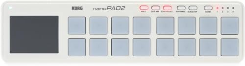 Korg nanoPAD2 - низкопрофильный USB MIDI контроллер с 16 чувствительными падами и X-Y тачпадом Korg