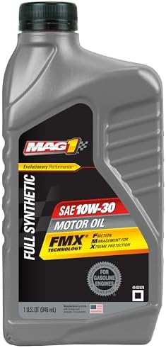 70165 Full Synthetic 10W-30 Motor Oil - 1 Quart Mag 1