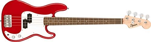 Squier Mini Precision Bass, Dakota Red, Laurel Fingerboard Fender