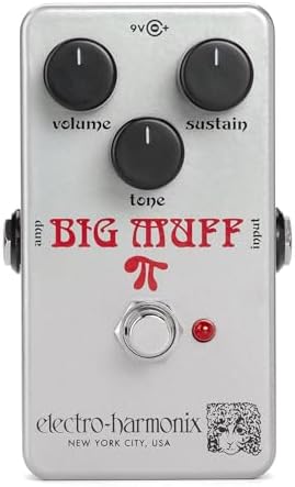 Педаль эффектов Electro-Harmonix Ram's Head Big Muff Pi, светодиод индикатор эффекта, true bypass Electro-Harmonix