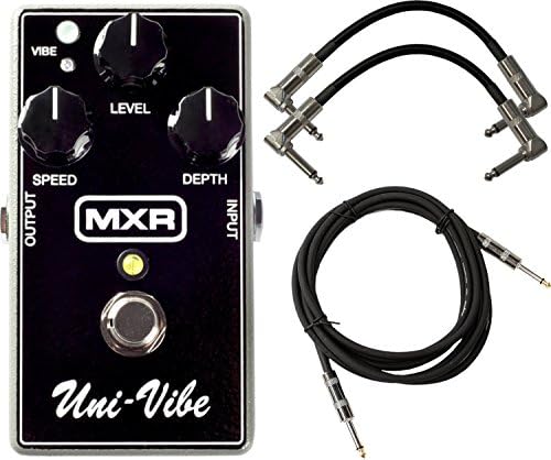 MXR M68 Uni-Vibe эффект-педаль хорового и вибрато для электрогитары с 2 патч-кабелями и 1 инструментальным кабелем MXR