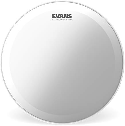 Бас-барабан Evans EQ4 Frosted, 18 дюймов, однопластовый с контролем обертонов и съемным приглушителем Evans