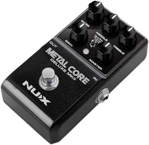 Педаль предусилителя NUX Metal Core Deluxe MKII с 3 усилительными моделями высокой мощности Nux