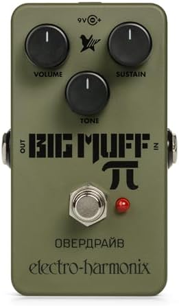 Эффект-педаль Electro-Harmonix Green Russian Big Muff Pi Fuzz с контроллерами Тон, Устойчивость и Громкость Electro-Harmonix