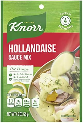 Knorr Sauce Mix Sauces For Simple Meals and Sides Hollandaise No Artificial Flavors, No Added MSG 0.9 oz Knorr