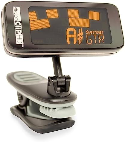 Peterson StroboClip HD Clip-On Tuner | Guitar, Bass, Violin, Ukulele, Harp, Brass, Woodwind, Orchestral Peterson