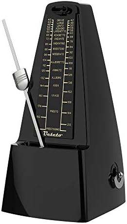 Ueteto Digital Metronome with Timer, English Vocal Counting, One Touch Operation and Easily Readable Color Display Electronic Metronome with Volume Control for Piano Guitar Drum Violin Ueteto