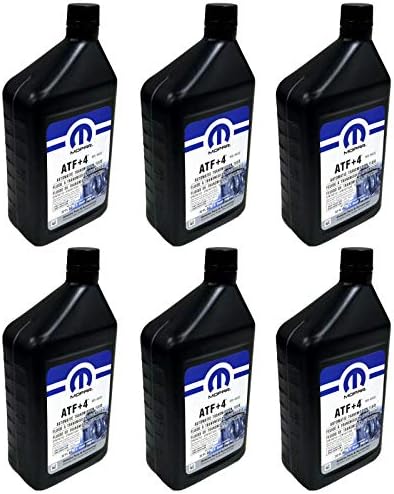 Mopar 68218057AB ATF+4 Automatic Transmission Fluid, 1 Quart (6 Pack) Mopar