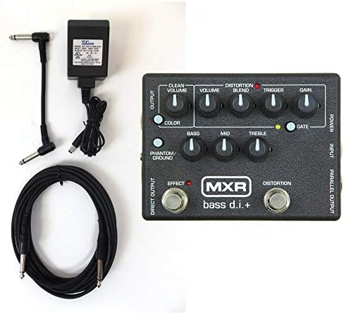 MXR M80 Bass D.I. Pedal + Power adapter and cables! MXR