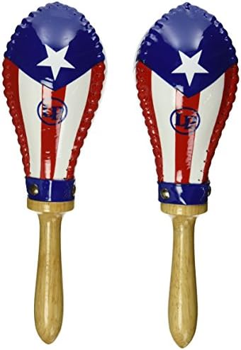 Lp Puerto Rican Flag Rawhide Maracas Latin Percussion