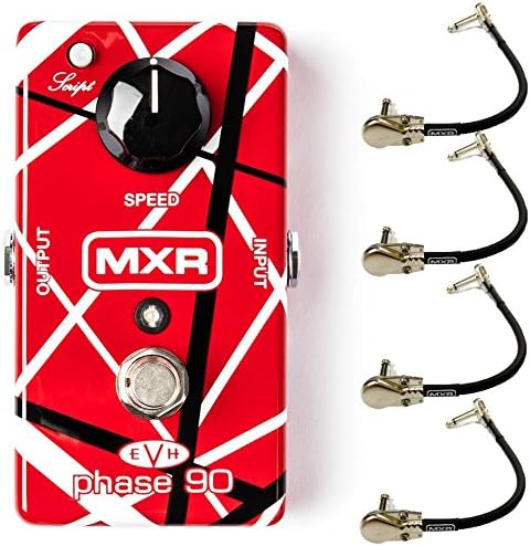 Эффектная педаль фаз 90 MXR EVH90 с 4 угловыми патч-кабелями MXR MXR