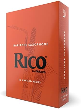 Трости для баритон-саксофона D'Addario Rico, жесткость 1.5, комплект из 3 штук, идеальный для студентов Rico