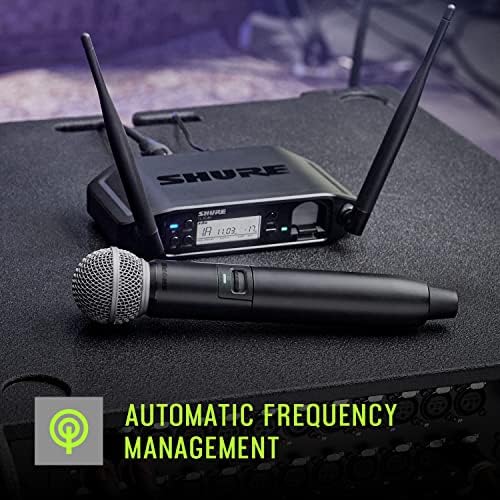 Shure GLXD1+ Bodypack Transmitter - for use with GLX-D+ Dual Band Digital Wireless Microphone Systems, Receiver Sold Separately (GLXD1+=-Z3) Shure