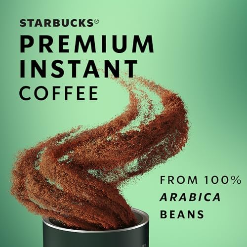 Starbucks Premium Instant Coffee, Blonde Roast, 100% Arabica Beans, 3 Pack (3.17 Oz Each) Starbucks