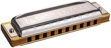 Гармоника Hohner 532BX Blues Harp в тональности A, сменные элементы и уникальный звук для блюза и рока Hohner