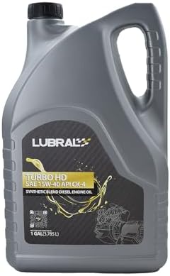 TURBO HD SAE 15W-40 1 GALLON JUG SINGLE LUBRAL