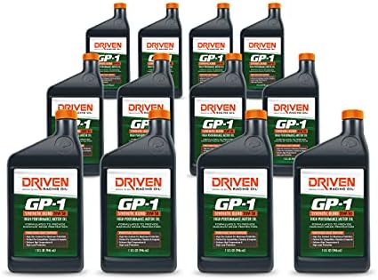 Driven Racing Oil GP-1 Synthetic Blend Motor Oil 20w-50 (12 Quart Bottles) Driven Racing Oil