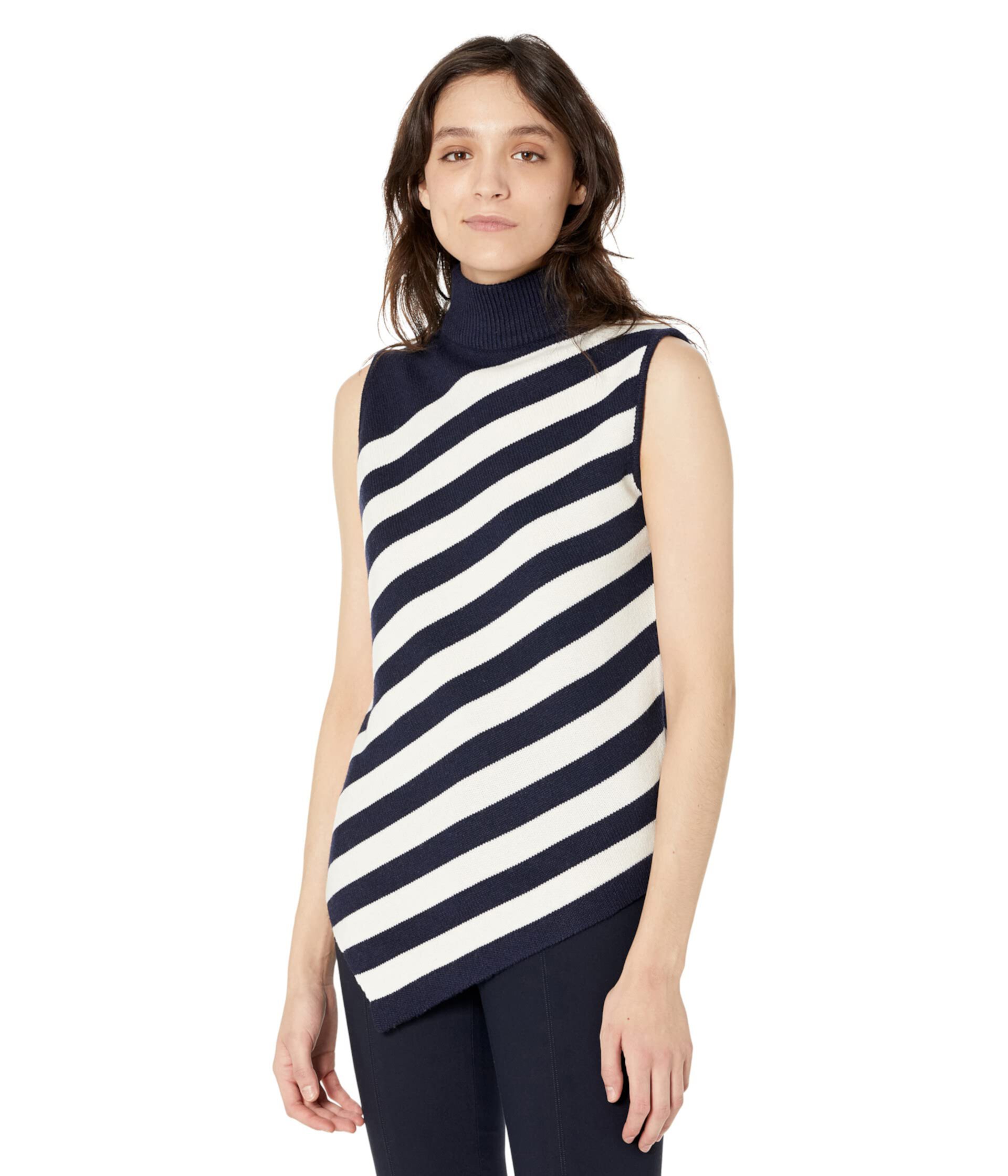 Stripe Asymmetrical Tank Milly