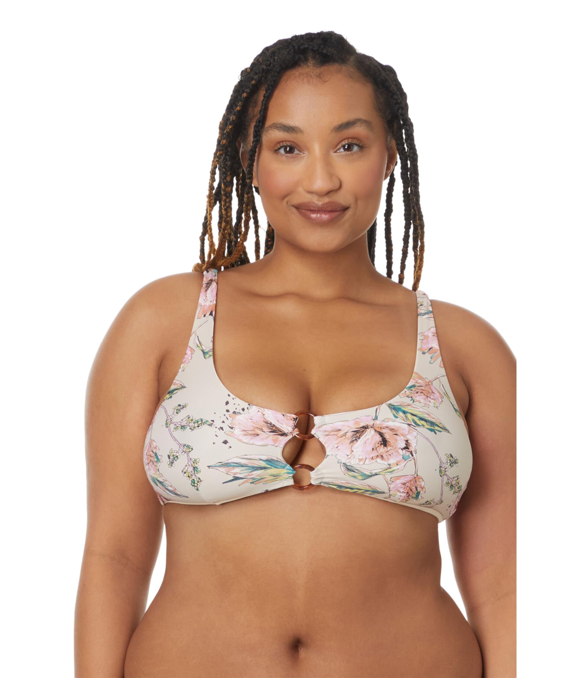 Van Don Floral Ring Bralette Top O'Neill