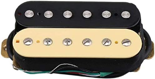 52mm Ceramic Bridge Pickup High Output Guitar Double Coil Humbucker Pickup for Electric Guitar Bridge N / A