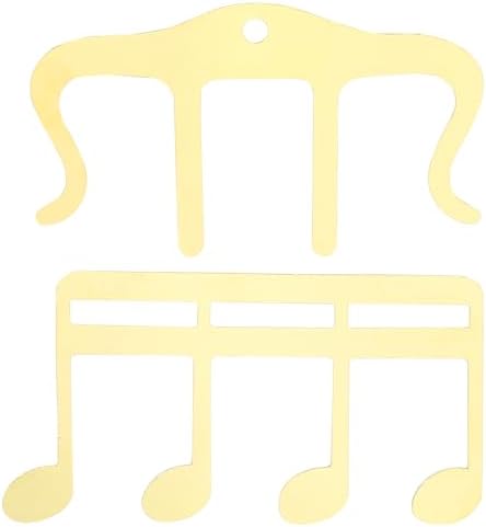 Piutouyar 2 Pcs Gold Music Book Clip, Metal Sheet Page Holders Music Holders for Piano, Music Stands, Books Reading Piutouyar