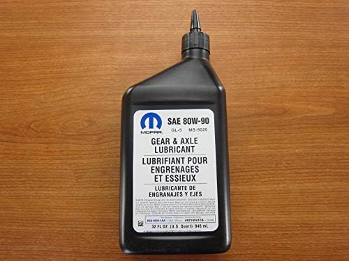 Chrysler Dodge Jeep Ram 1 Quart SAE 80W-90 Gear & Axle Lubricant Mopar OEM Mopar