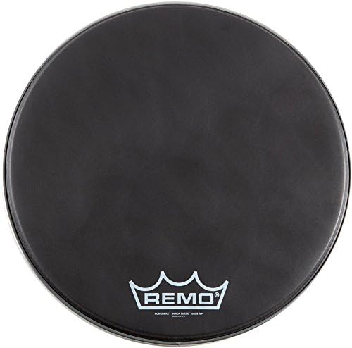 Бас-барабан Remo Powermax Black Suede™ Crimplock, диаметр 16 дюймов, единичная упаковка Remo