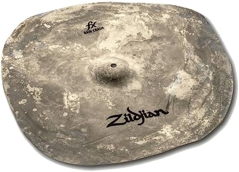 Тарелка Zildjian FX Raw Crash из меди, уникальное и необработанное звучание, диаметр до 61 см, взрывная атака и короткий спад Avedis Zildjian Company