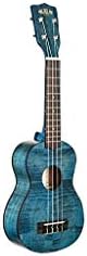 Kala KA-SEMB Exotic Mahogany Soprano Ukulele - Blue Kala