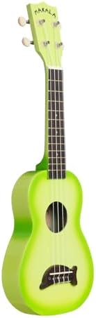 Kala Brand Music Co. Makala Dolphin, 4-String Ukulele, Green Burst, Soprano (MK-SD/GRNBURST) Kala