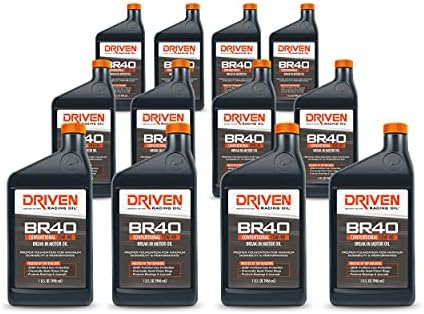 Driven Racing Oil BR40 Conventional Break In Motor Oil 10w-40 (12 Quart Bottles) Driven Racing Oil