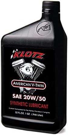 Масло моторное KLOTZ V TWIN SYN 20W50 0.946л, номер детали KH-2050 для мотоциклов Klotz