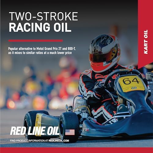 Red Line 40403 Synthetic 2-Stroke Kart Oil - 16 Ounce (12 Pack) Red Line