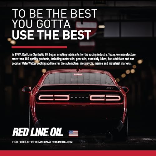 Red Line 30605 Full Synthetic C+ Automatic Transmission Fluid (ATF) - 1 Gallon (4 Pack) Red Line