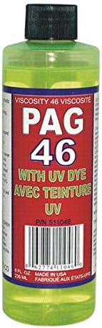 Cliplight 511046 A/C 46V Pag Oil with UV Dye, 8 Ounce Cliplight