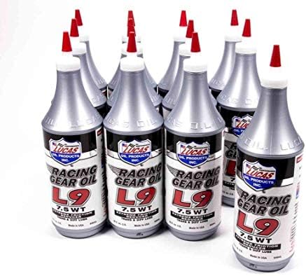 Lucas Oil 10456-12PK L9 Synthetic Racing Gear Oil, (Case of 12) Lucas Oil