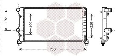 Van Wezel 17002250 Coolant, Engine Coolant Van Wezel Autoparts