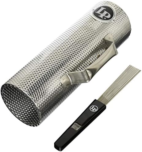 Latin Percussion LP305 Merengue Guiro, Silver,Black Latin Percussion