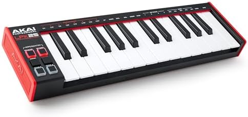 Akai Professional LPK25 - USB MIDI клавиатура с 25 чувствительными синтезаторными клавишами, арпеджиатором и ПО для музыкального продюсирования Akai Professional