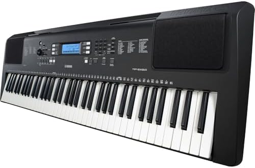 Портативная клавиатура Yamaha PSR-EW310 с 76 тактильными клавишами, адаптером PA130 и комплектом чистящих средств Yamaha