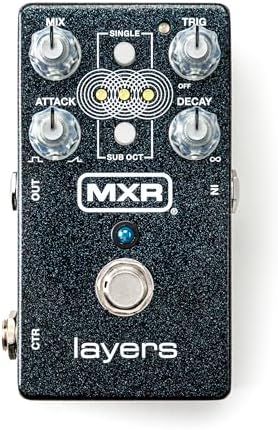 Многослойная педаль MXR® Layers™ с богатым органическим сустейном и возможностью создания до трех звуковых слоев JIM DUNLOP