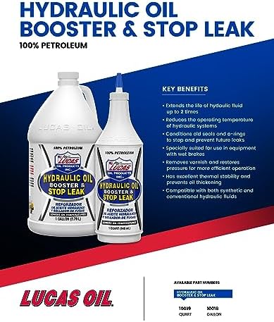 New Hydraulic Oil and Stop Leak For Lucas Oil 10018 Lucas Oil