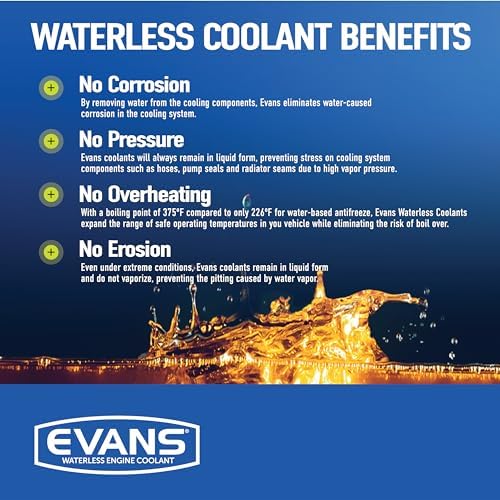 EVANS Coolant EC10064 NPG Waterless Engine Coolant, 64 fl. oz. Evans